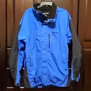 Marmot Men's Hardshell Ski Jacket - Large - Blue/Black